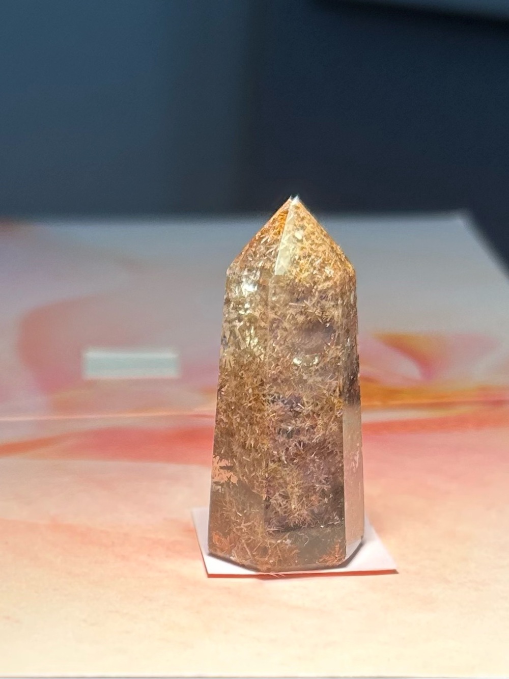 Natural Brown Quartz Crystal Tower (1)